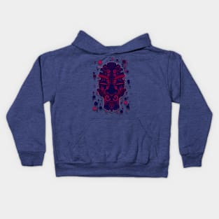 African Tribal Mask Mystics -6 Kids Hoodie